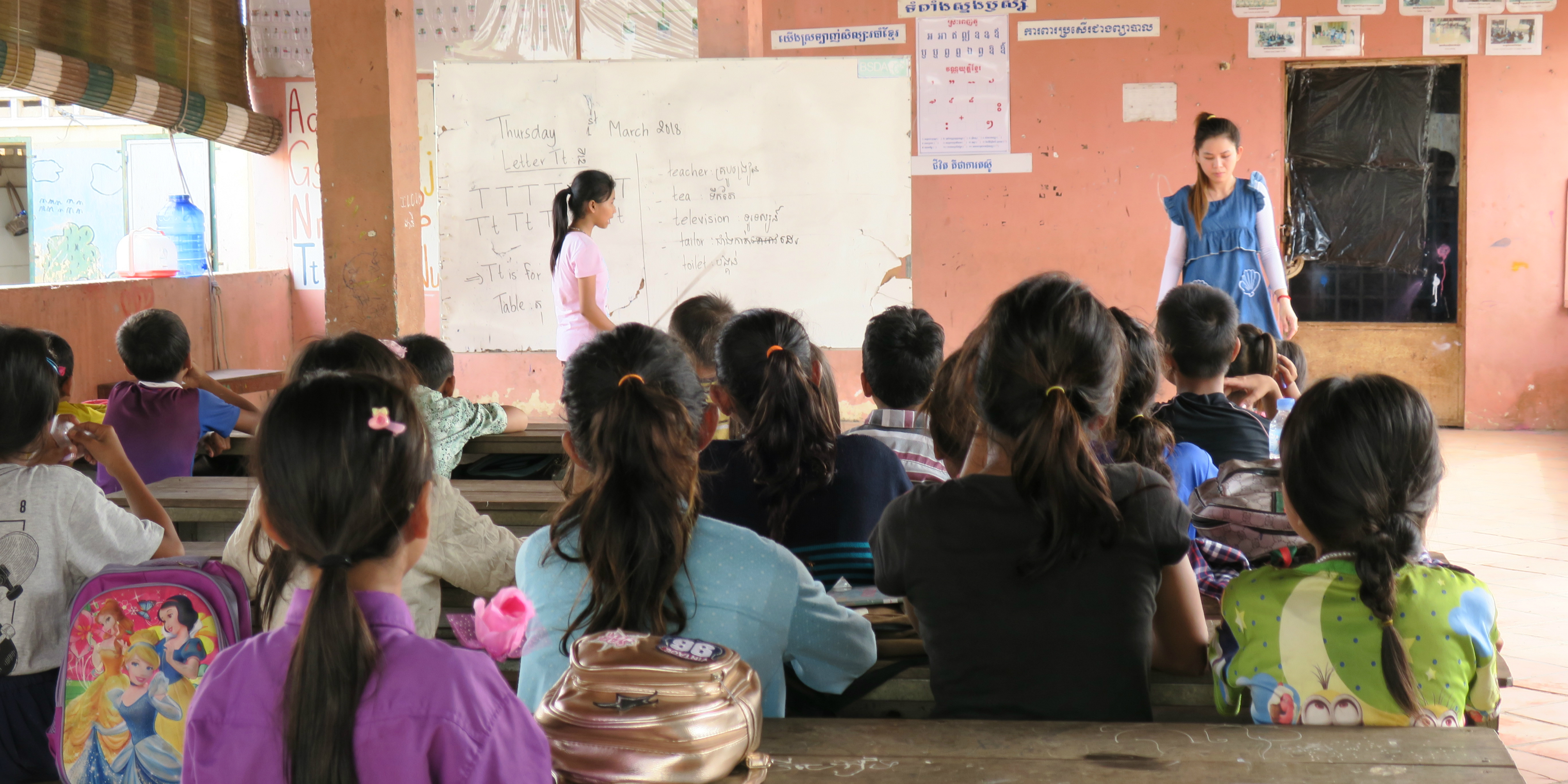 Teens volunteering in Laos will be working with young learners at the Luang Prabang library.