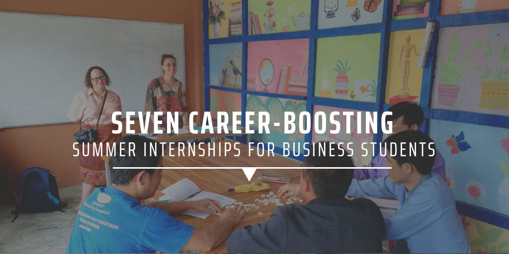 summer internships for business students