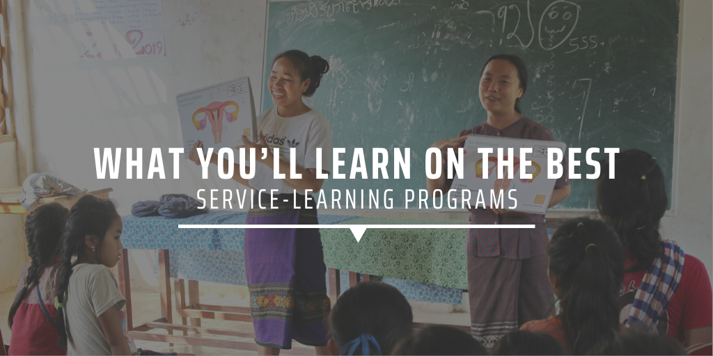 What you’ll learn on the best service-learning programs