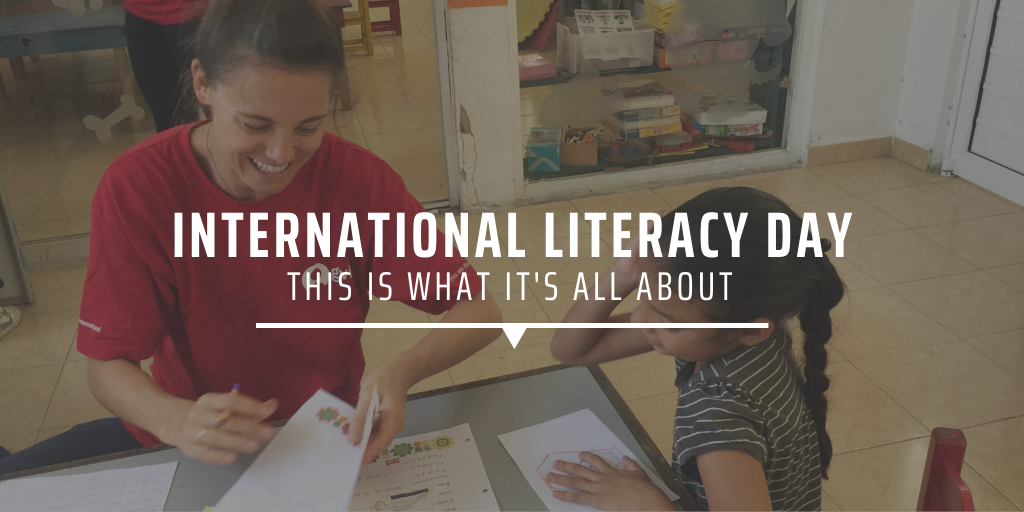 International Literacy Day this is what it's all about