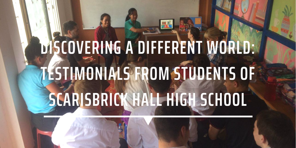 Discovering a different world: testimonials from students of Scarisbrick Hall High School