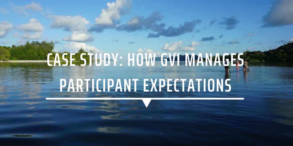 Case study: How GVI manages participant expectations