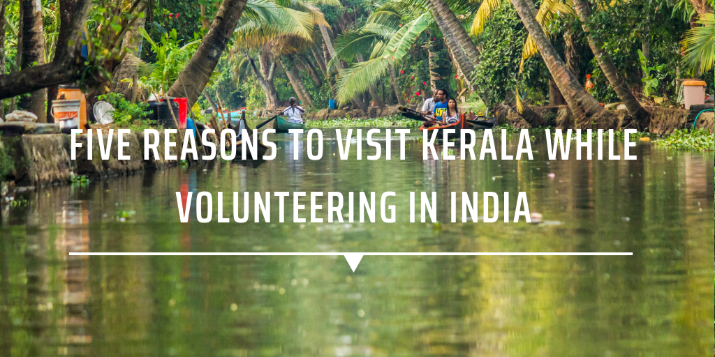 Five reasons to visit Kerala while volunteering in India