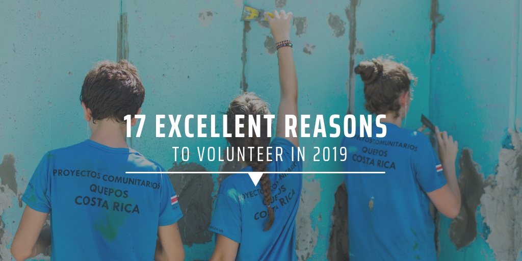 17 excellent reasons to volunteer in 2019
